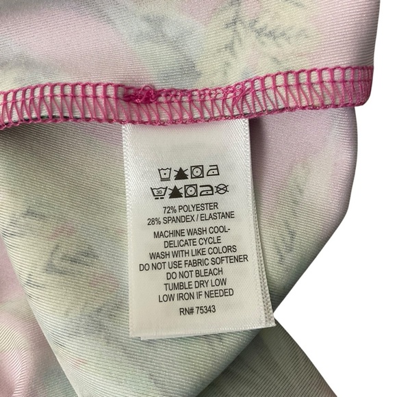 Tommy Bahama Pink and Green Tropical Print Dress - Picture 5 of 7